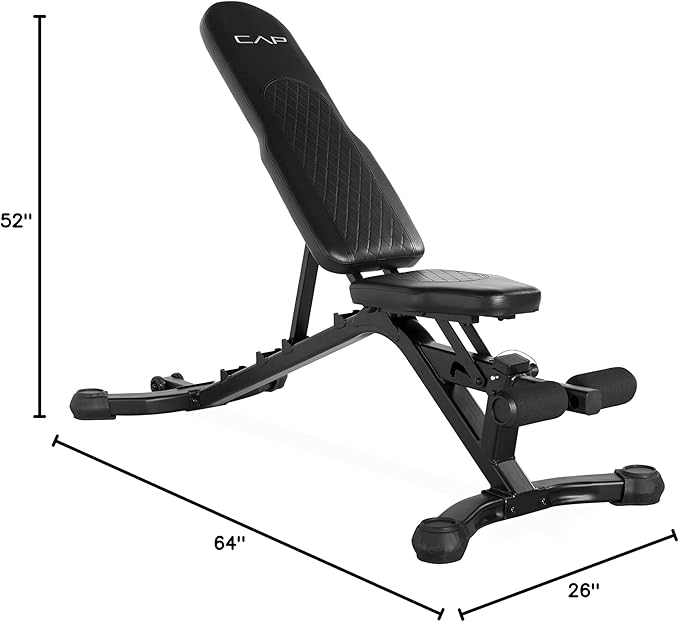CAP Barbell Adjustable Utility Weight Bench