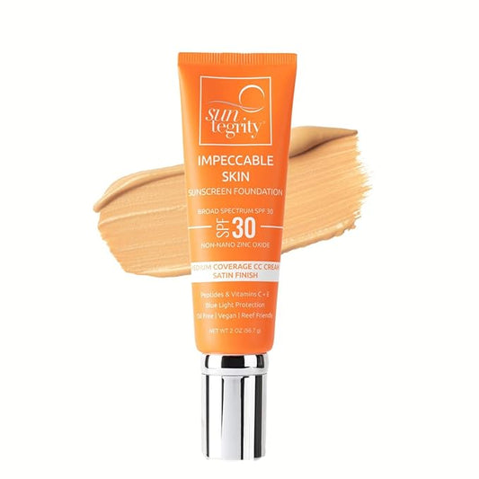 Suntegrity Impeccable Skin - Tinted Sunscreen, Broad Spectrum SPF 30 (Buff) - 2 oz