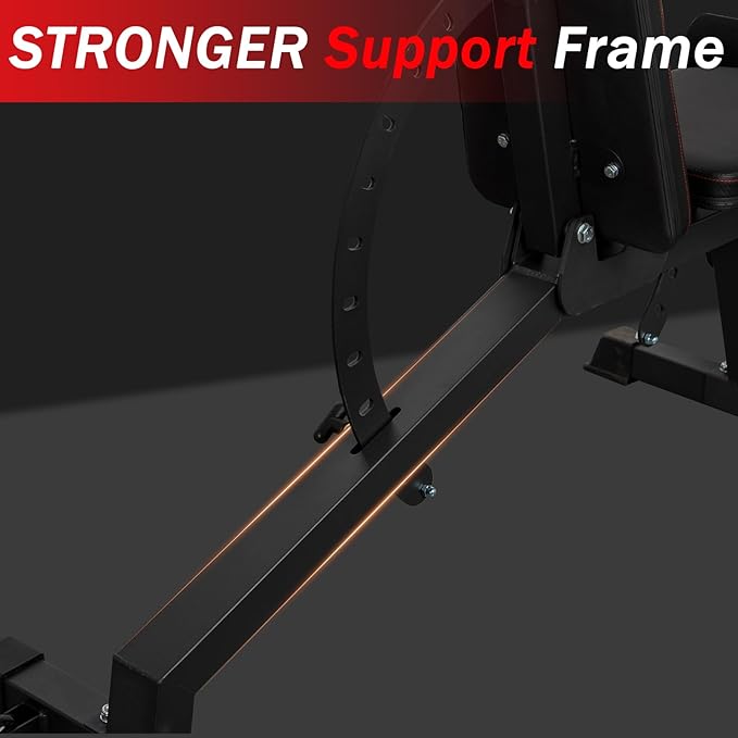 Adjustable Weight Bench 880LB Heavy