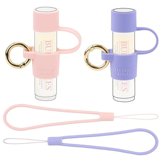 Desing Wish 2 PCS Silicone Lip Pink/Purple