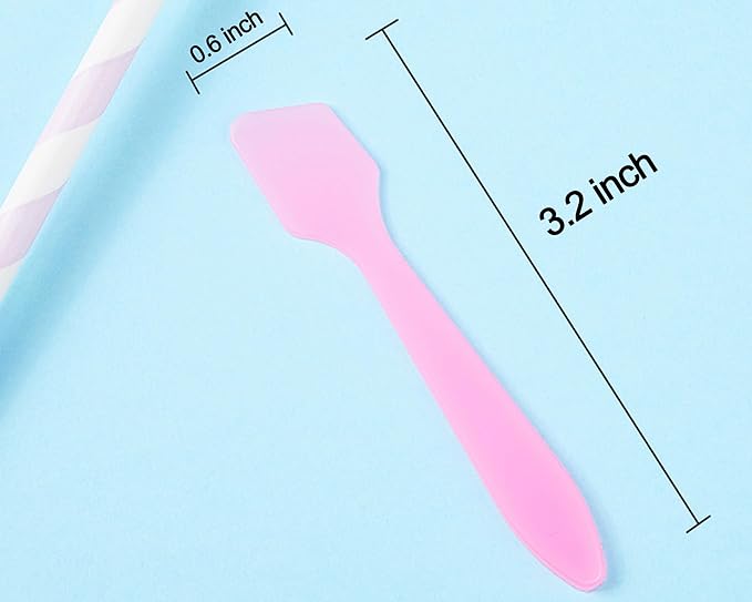 100 Pack 3.2 Inch Cosmetic Spatulas/Small Plastic Spatula
