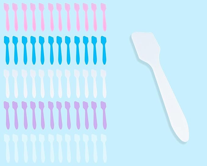 100 Pack 3.2 Inch Cosmetic Spatulas/Small Plastic Spatula
