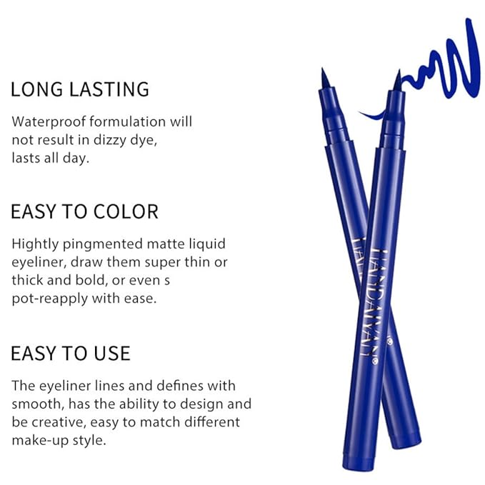 liquid eyeliner waterproof eyeliner Pigmented smudge proof eye liner liquid liner Green