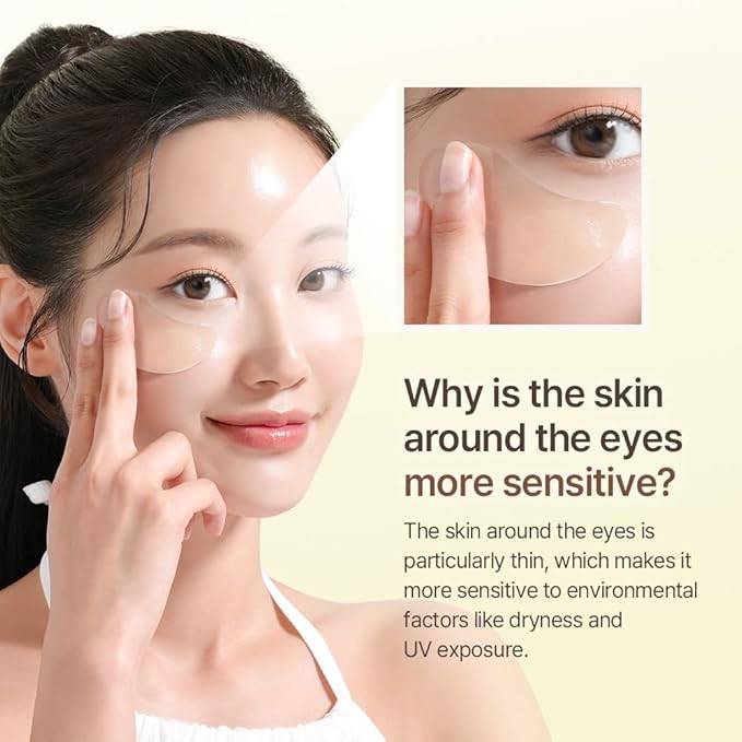 mixsoon Bean Hydrogel Eye Patch 84 g / 2.96 oz. (30 pairs) Korean Glass Skin Care Under Patch Hydrating Radiance Easy Patch fore Korean Glass SKin Care