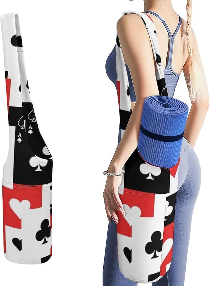 Yoga Mat Bag Large Tote Carrier Holder with Water Bottle Pocket Yoga Bags