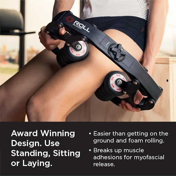 ROLL Recovery R8 Plus (Carbon Black) - Deep Tissue Massage Roller
