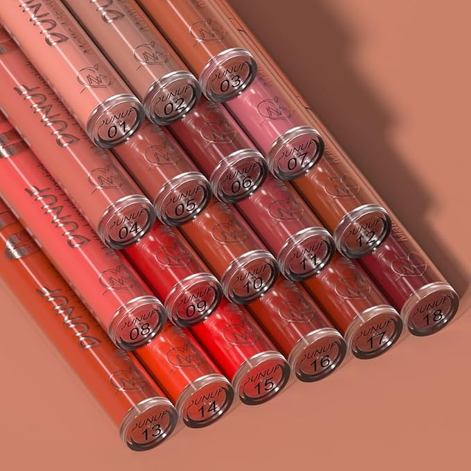 12 Colors Lip Gloss Set for Women, Hydrating Shiny Lip Glaze with High Pigment, Moisturizing Non-Sticky Lip Tint Set, Glossy & Nude Shades for Daily Makeup, Long-Lasting Lip Color Gift Kit (Set 02)
