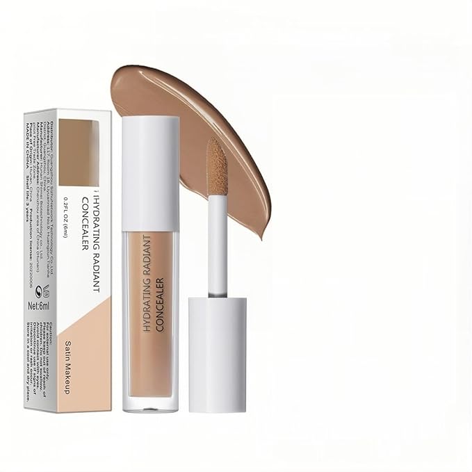 Full Coverage Concealer 6 Colors Lightweight Liquid Contour Waterproof Color Corrector Liquid Matte Concealer (Color 06)