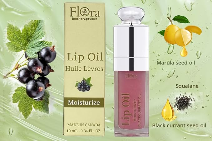 FLORA BLACK CURRANT LIP OIL |