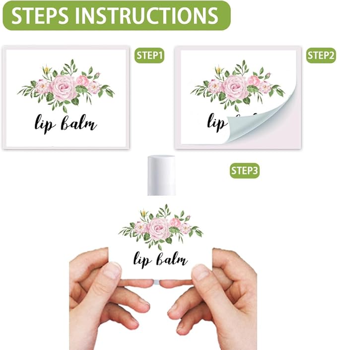 OLYCRAFT 100Pcs 4 Styles Flower Lip Supplies