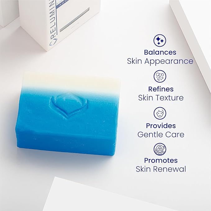 Relumins Advance Intensive Skin Repair Soap with TA Stem Cell, Rejuvenation, Body Soap Bar, and Licorice for Softer, Smooth Skin, 135g x 5 Bars