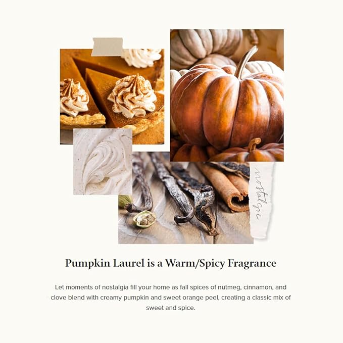 Thymes Home Fragrance Mist – Room Air Fresheners for Home Long Lasting – Air Freshener Spray – Fall Room Spray with Notes of Nutmeg, Cinnamon, Clove, Pumpkin & Orange Peel (Pumpkin Laurel, 3 oz)