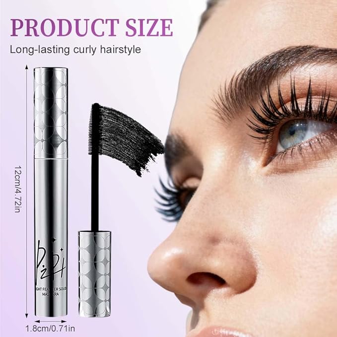 Mascara for Older Women 60 Plus, 2026 New Mascara Volume and Length for Mature Women with Thinning Lashes Mascaras for Older Wemen, Non Clumping Waterproof Long Wear (2pcs)
