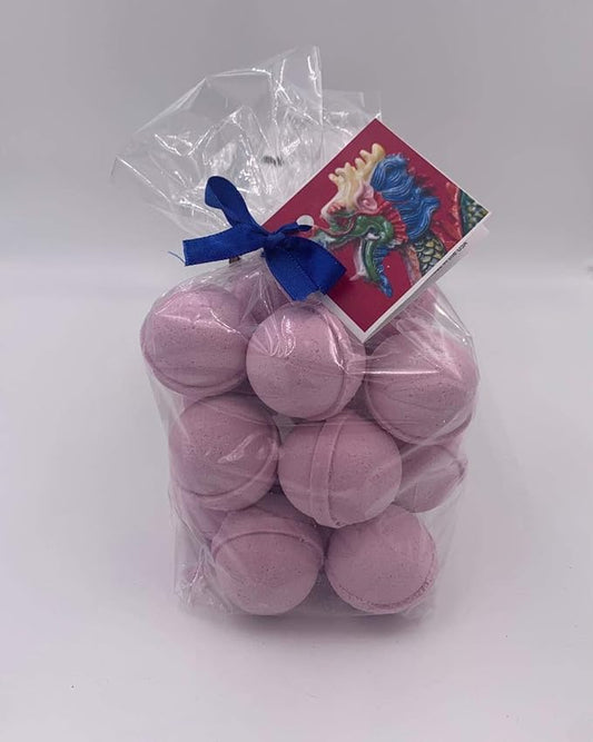Spa Pure Dragon's Blood Bath Bombs: Made With Shea Butter, Ultra Moisturizing, Great for Dry Skin (14 Count) Pack of 1