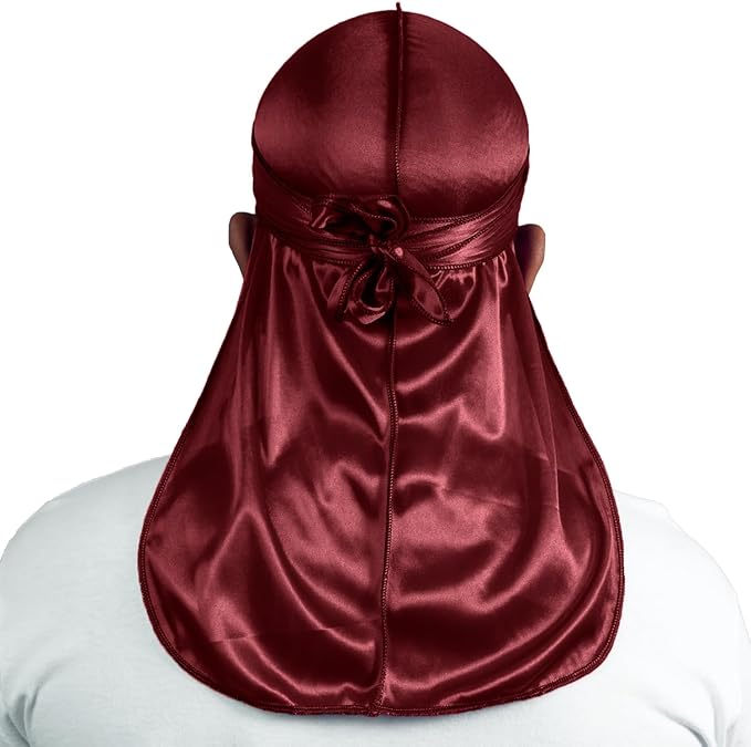 ForceWave Silky Durag for Men Wave Cap Satin Dorag for Men Women 360 Wave