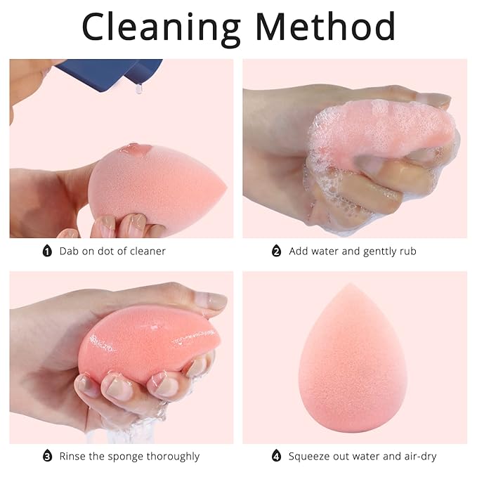 BEAKEY Makeup Sponge Set, Foundation Blending
