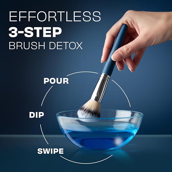 Original Makeup Brush Cleaner - Professional Cleanser for Makeup Brushes - Quick-Drying, Rinse-Free Formula - Removes Stubborn Waterproof Make Up, 2 oz