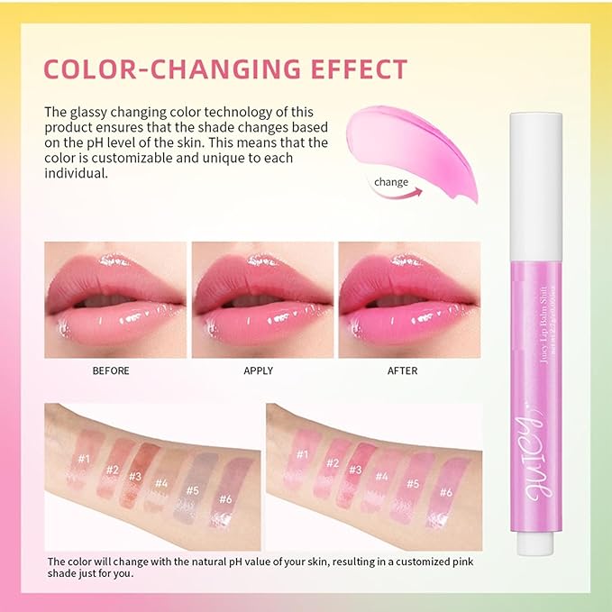 MAEPEOR Tinted Lip Balm 6 Colors Grape)
