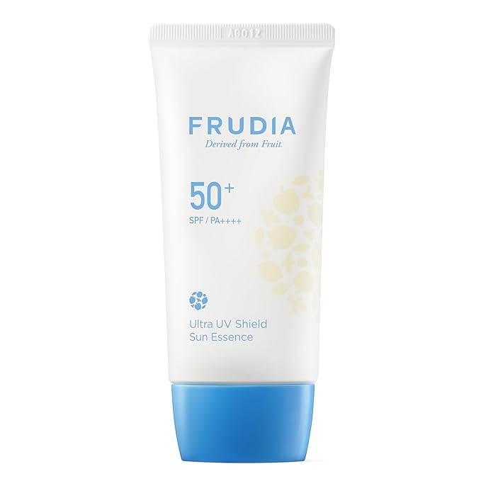 WELCOS FRUDIA Sun Block Day Cream Essence SPF | Organic Hydrating Face Cream Vegan Face Moisturizer for Dry Skin | Sun Screens Lotion Day Moisturizer Women Korean Skin Care 1.76 fl oz