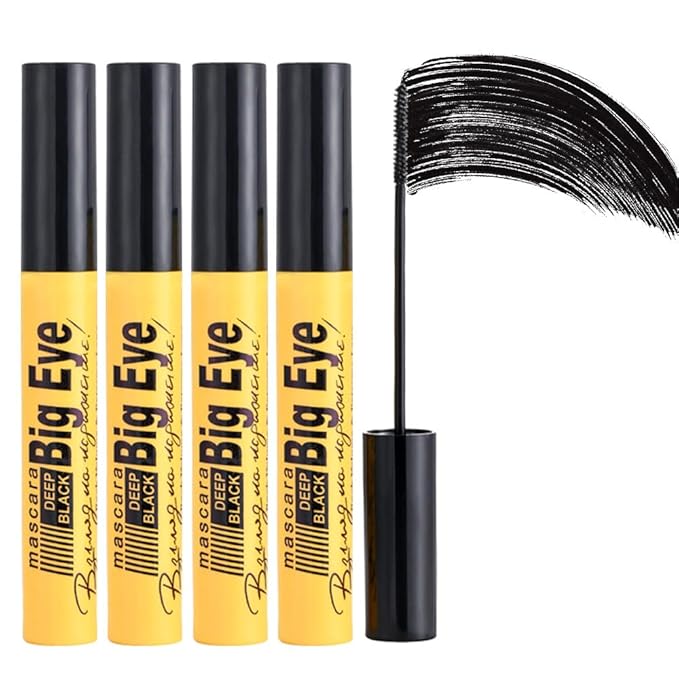 Black Mascara for Women, 5 Packs Bulk, Voluminous Original Volume Building, Lengthening, Defining, Curling, Multiplying, Buildable Formula, Cruelty Free,Waterproof