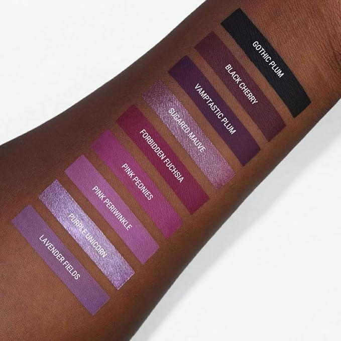 Aromi Metallic Liquid Lipstick | Long-Lasting, Waterproof, Smear and Smudge Proof, Bright Lilac Lip Color with Shimmery Finish (Purple Unicorn)