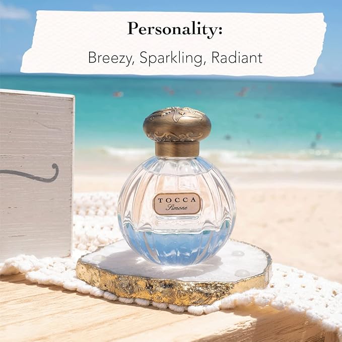 Tocca Eau de Parfum Set for Women, Simone (20ml + 50ml) - Fresh Floral - Breezy, Sparkling, Radiant - Hand-Finished Bottle