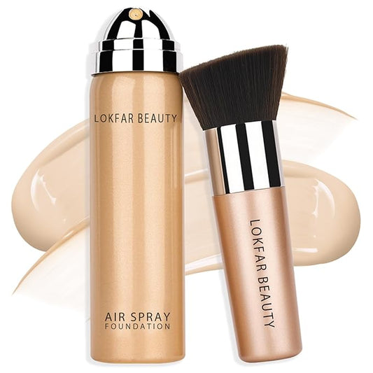 AirBrush Foundation Spray, Silky Mist Foundation Spray Makeup #A06 Pearl