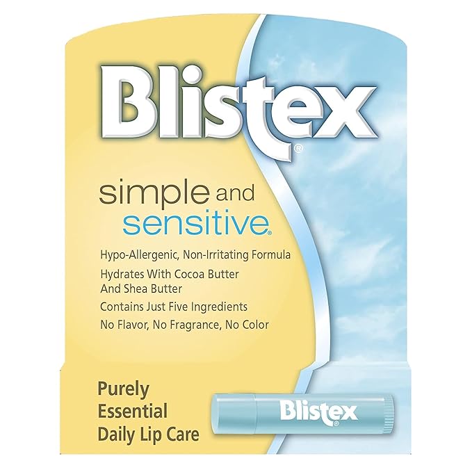 Blistex Simple and Sensitive Hypo-allergenic, Non-irritating Lip