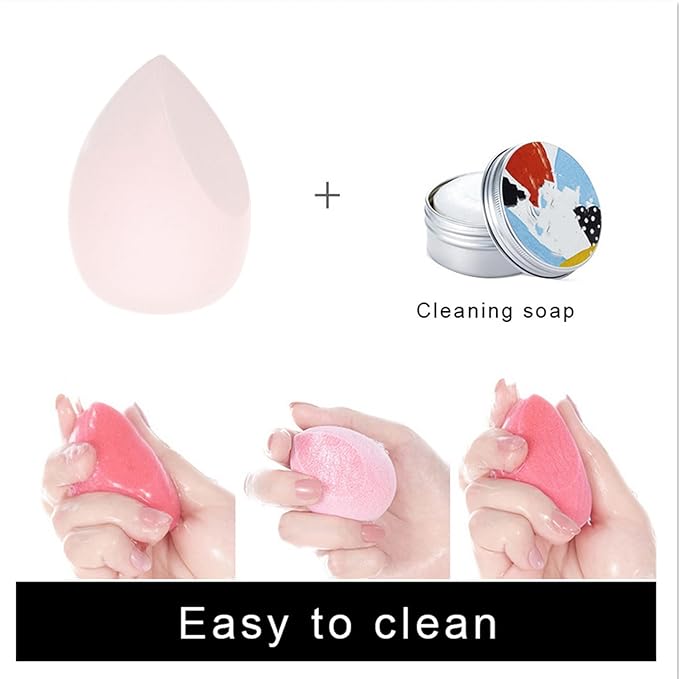 ZHIYE Makeup Sponge, Beauty Makeup Blending Sponge Puff Blender Foundation Sponge Concealer Sponges Applicator Sponges 8 Pcs