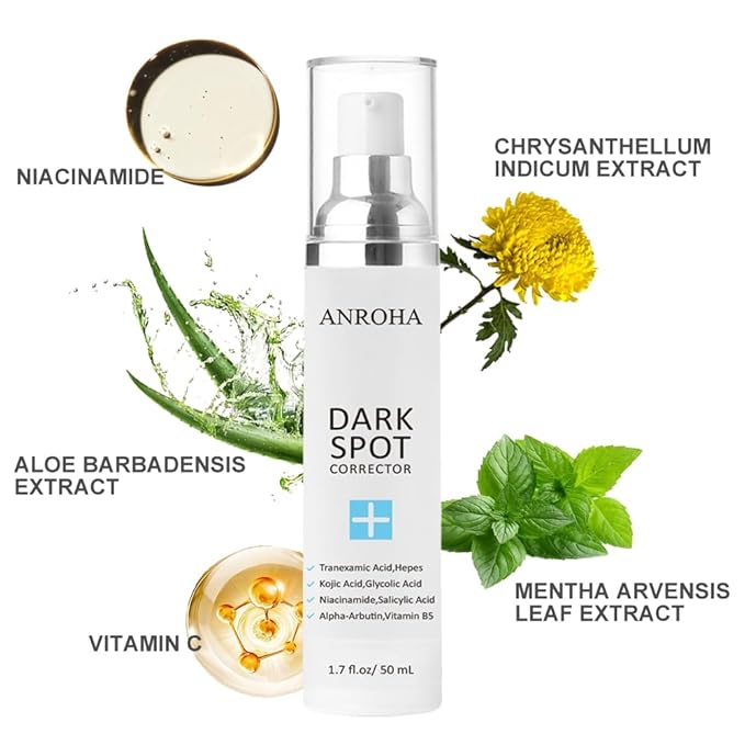 Dark Spot Remover for Face and Body Serum Promotes Anti-Aging Effect - Dark Spot Corrector for Women and Men with Niacinamide Kojic Acid & Salicyic Acid 50ml /1.7fl oz