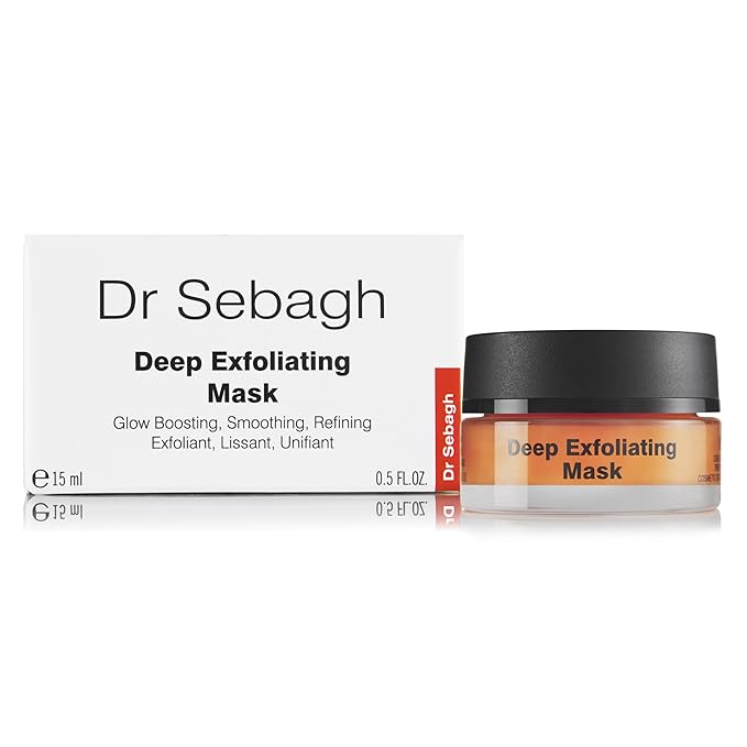 Dr Sebagh - Exfoliating Face Mask [TRAVEL SIZE] - Face Exfoliator for Smooth & Radiant Skin - Exfoliante Facial Clears & Evens Skin Tone - Skin Exfoliator for Skin Cell Boost (0.5 fl.oz.)