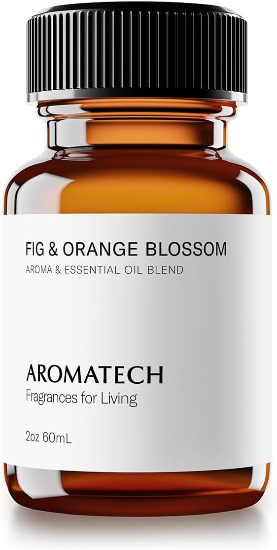 Aromatech Fig & Orange Blossom Aroma Essential Oil Blend: Hotel Inspired Aromatherapy with for Ultrasonic Diffusers & Nebulizers (2 Fl Oz (Pack of 1))
