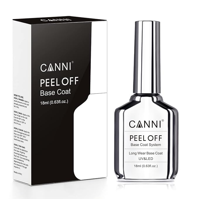 CANNI 18ml No Wipe Gel Top Coat - Scratch Resistant Gel Nail Polish High Gloss Shiny and Long Lasting Clear Top Coat, Soak Off LED Nail Lamp Nail Art Starter Manicure