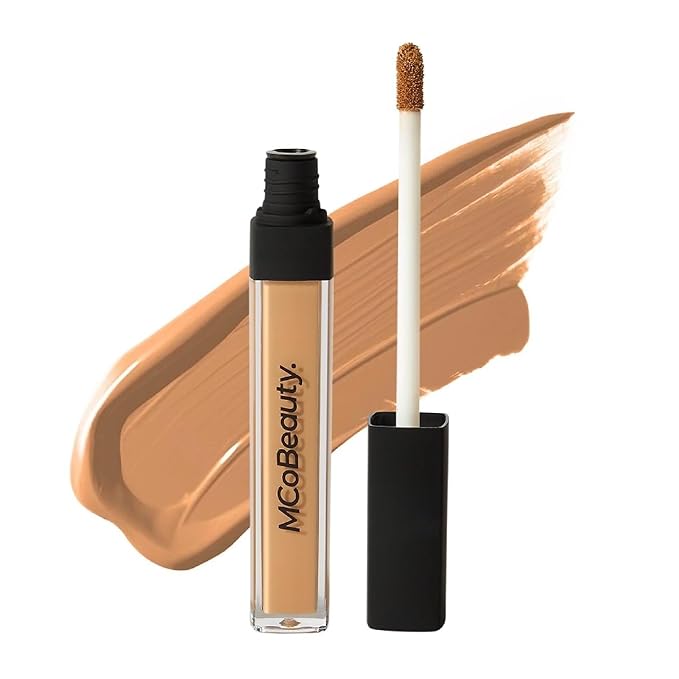 MCoBeauty - Brighten & Perfect Cream Concealer - 2.5 Light Natural - Hydrating Corrector Medium Coverage Blemish & Under Eye Concealer - With Vitamin E, Hyaluronic Acid & Aloe Vera