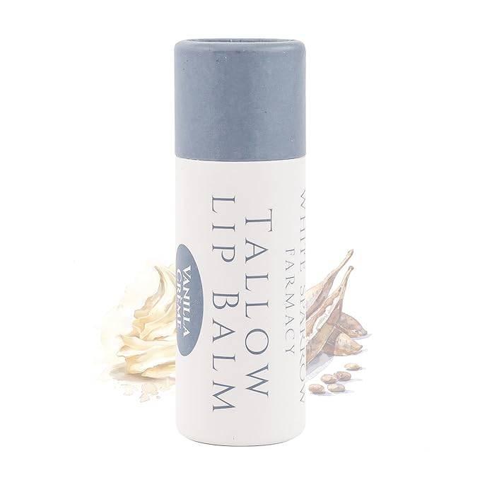 Organic Tallow Lip Balm (Vanilla Crème)