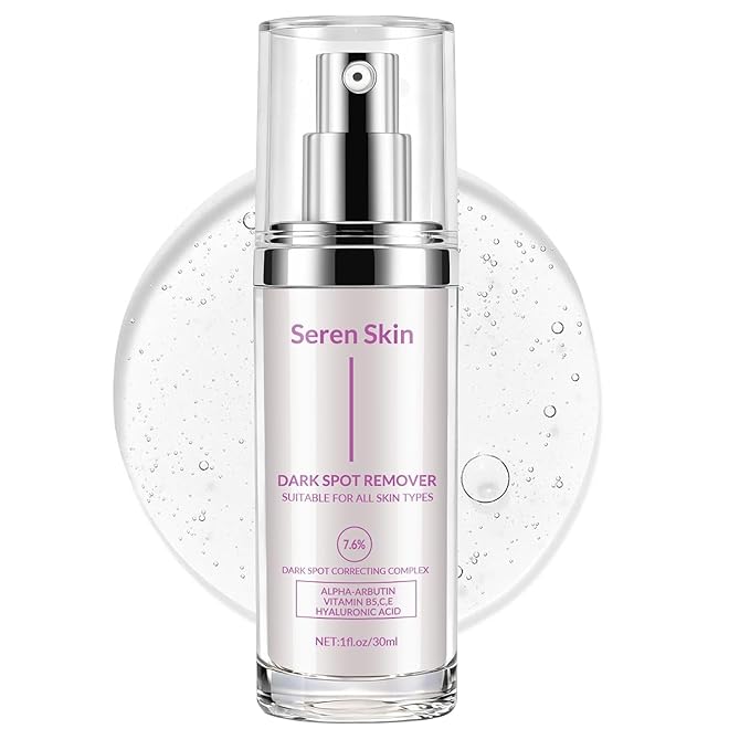 Dark Spot Remover for Face and Body, Dark Spot Corrector for Melasma, Acne Scars, Sun Spots and Age Spots, Hyperpigmentation Treatment Vitamin C Dark Spot Correcting Glow Serum, 1.0 fl oz