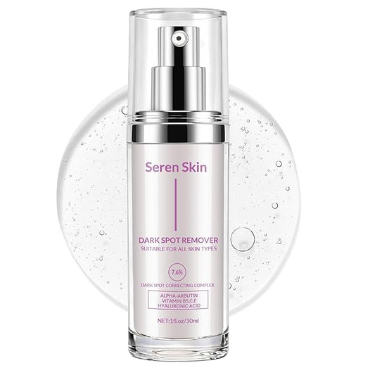 Dark Spot Remover for Face and Body, Dark Spot Corrector for Melasma, Acne Scars, Sun Spots and Age Spots, Hyperpigmentation Treatment Vitamin C Dark Spot Correcting Glow Serum, 1.0 fl oz