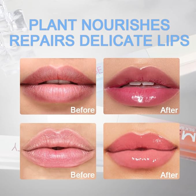 evpct 3Pcs Clear Color Changing PH Tinted Lip Changing