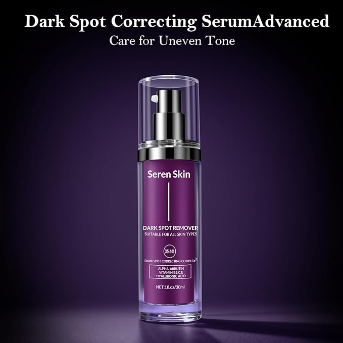 Dark Spot Remover for Face and Body, Dark Spot Correcting Glow Serum for Hyperpigmentation Treatment, Melasma, Sun Spots & Age Spots, Brightening Dark Spot Corrector Serum to Even Skin Tone, 1 fl. oz