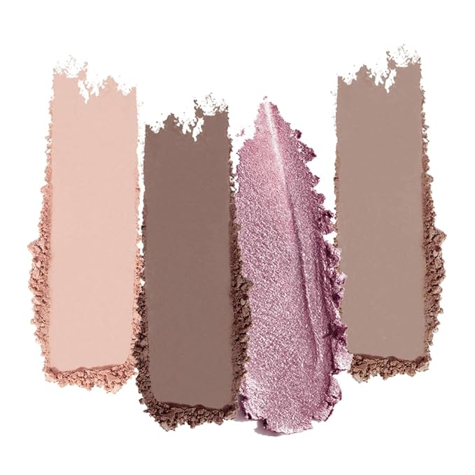 Neutral Eyeshadow Palette with Mirror, Matte & Glitter Mini Eye Shadow Kit, High Pigment Blendable Long-Lasting Mauve Smokey & Purple Contour Makeup Palette for Blue, Green & Brown Eyes 4