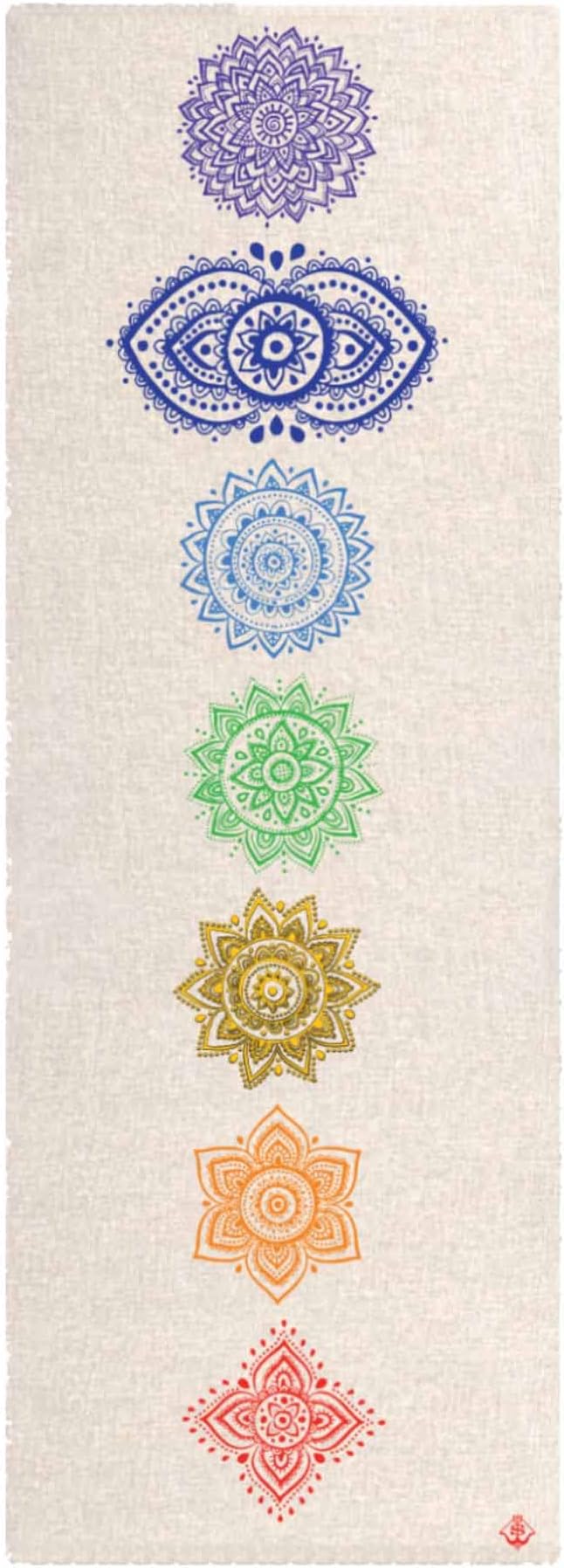 Shakti Warrior Hemp Yoga mat - Extra Long and Wide - Artist Designed, Premium eco Friendly mats, Non Slip, Non Toxic, Great for Regular & Hot Yoga, Pilates and Workouts (84 inch x 27 inch x 2mm Thick)