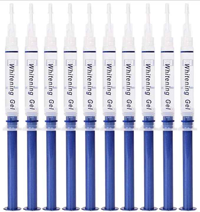 ProDental Teeth Whitening Gel Syringe Refill 10 Pack, 35% Carbamide Peroxide - 60 Treatments, Faster Results Than Tooth Whitening Strips - Pen - Powders and Toothpaste, Safe for Sensitive Teeth