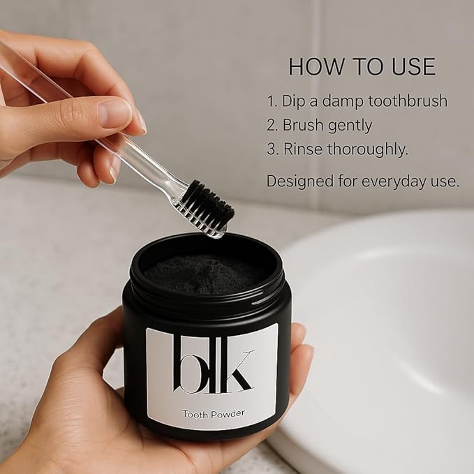Premium Activated Charcoal Natural Coconut Teeth Whitening Powder - Safe for Enamel to get a Whiter and Brighter Smile - Organic Toothpaste Detoxifier