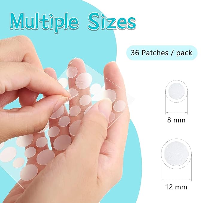 PICcircuit 720 Counts Pimple Patches for Face Hydrocolloid Acne Patches for face Invisible Zit Patches Pimple Patch Acne Spot Treatment Patch Blemish Patches Cover Patches Stickers