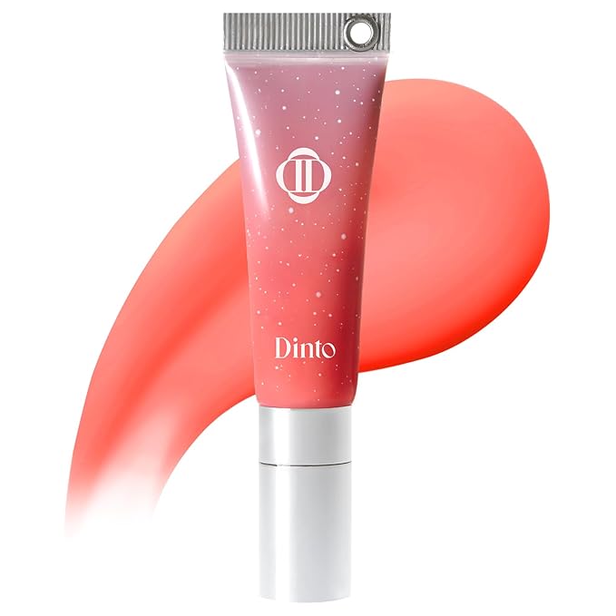 DINTO Frozen Lip Jelly - Icy Cool Plumping Lip Gloss with Metal Tip - High-Shine Non-Sticky Jelly Formula for Fuller, Juicy Lips - Vegan & Cruelty-Free - 0.34 fl oz - Shade 372 Snow Queen