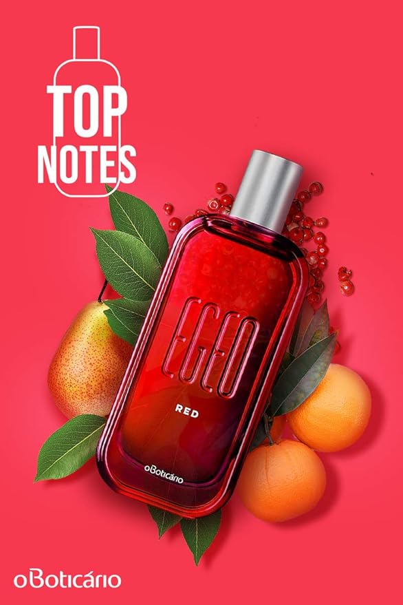 O Boticário Egeo Red Eau de Toilette Womens Long Lasting Perfume | Spicy & Fruity Perfumes for Women (3 fl. oz.)