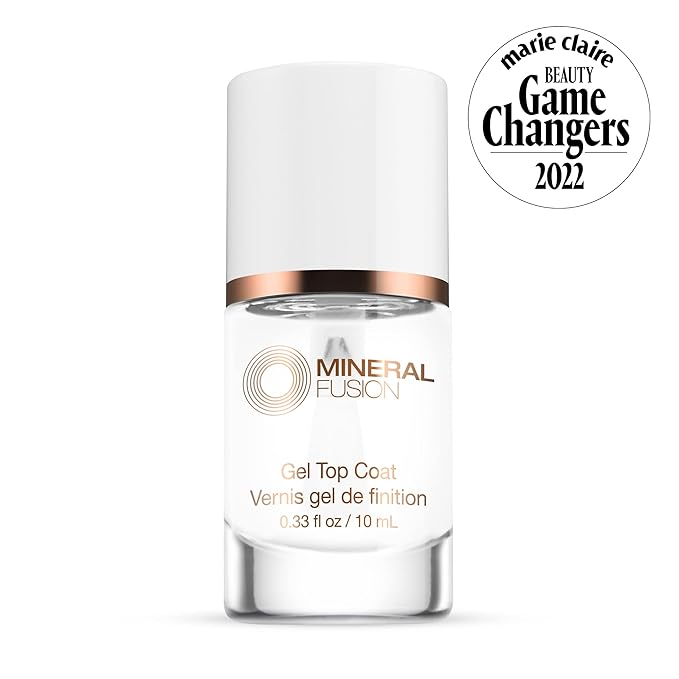 Mineral Fusion, Chip-Resistant, Ultra Shiny, Gel Nail Top Coat 0.33 Fl Oz (Pack of 1)