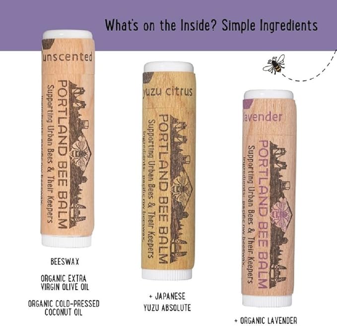 Portland Bee Balm All Natural Handmade Lavender