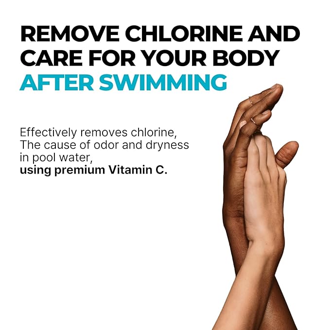 SWIM SALON Chlorine-Removing Body Wash for Swimmers | Vitamin C | Hydrating & Refreshing | Sulfate-Free, Silicone-Free, Paraben-Free (10.58 oz / 300g, Pack of 2)