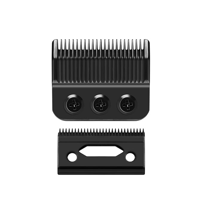 Professional 3 Hole Standard Clipper Replacement Blade Compatible with Wahl Designer, Senior, Cordless Designer, and Pilot clippers (Black) (1 Pack)